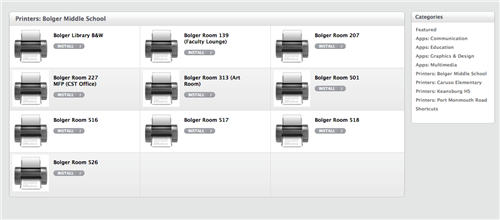 Printer List 